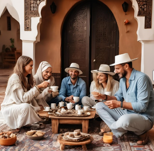 café traditionnelle marocain "QAHWA BELDI "