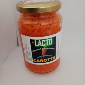 légumes carotte lactofermenté artisanale "LACTO"