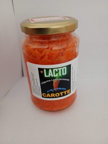 légumes carotte lactofermenté artisanale "LACTO"
