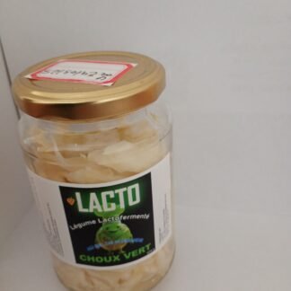légume lactofermenté artisanale chou vert " LACTO"